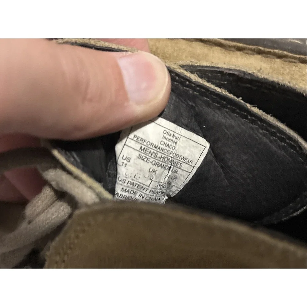 Chaco Paonia Desert Boot Mens 11 Tan Wool Blend Casual Outdoor Chukka J150127